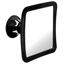 Mirrorvana Miroir de douche sans brouillard pour le rasage avec surface de lubrification anti-brouillard amelioree et 360 Bouchage pivotant 1x 6,