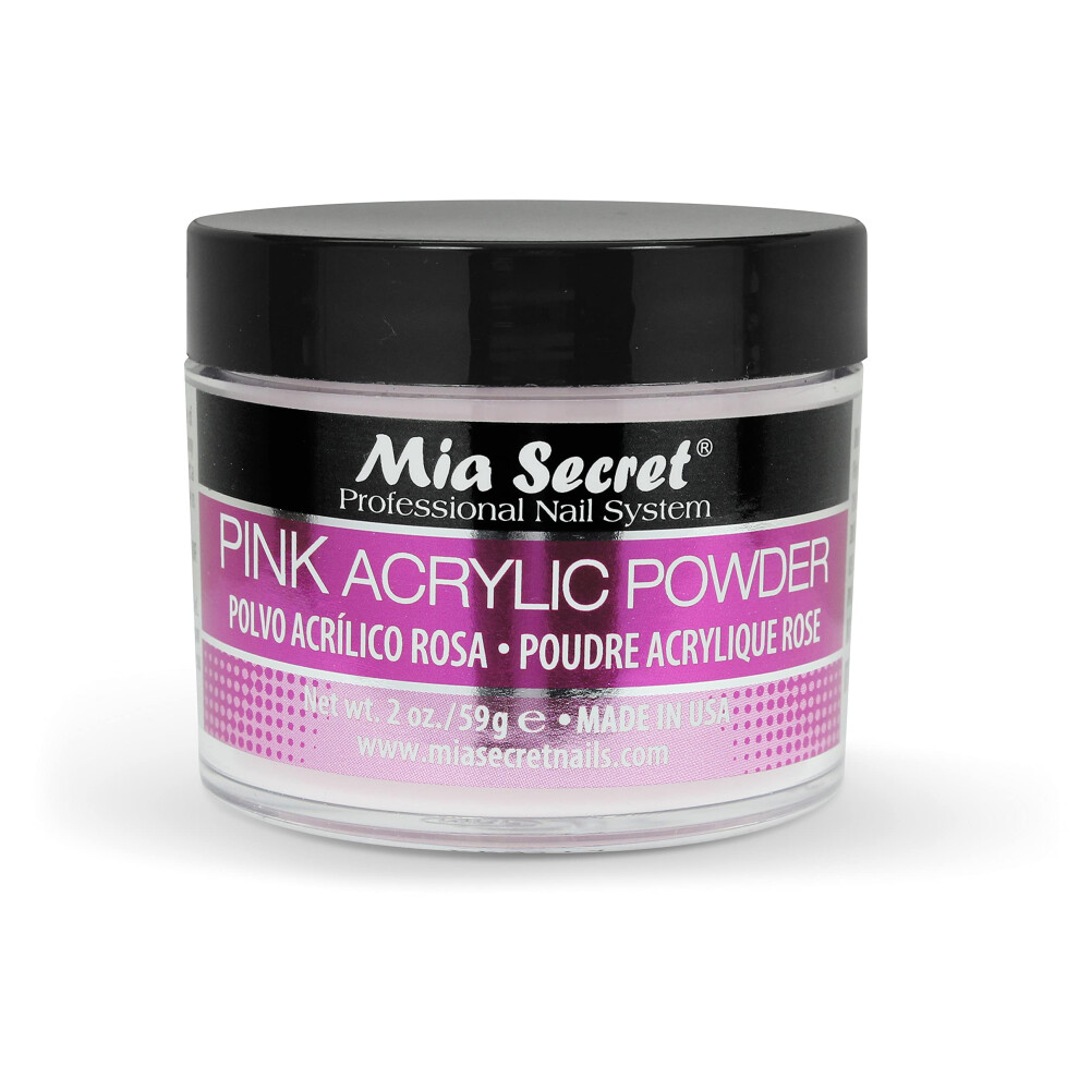 Mia Secret Pink Professional Acrylic Nail System Acrylic Powder 2 Oz