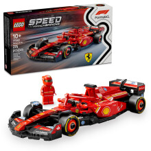 LEGO Speed ??Champions Ferrari SF-24 F1 Raceautospeelgoed - Bouwset voor kinderen, jongens en meisjes vanaf 10 jaar - Ferrari F1-modelautokit om neer