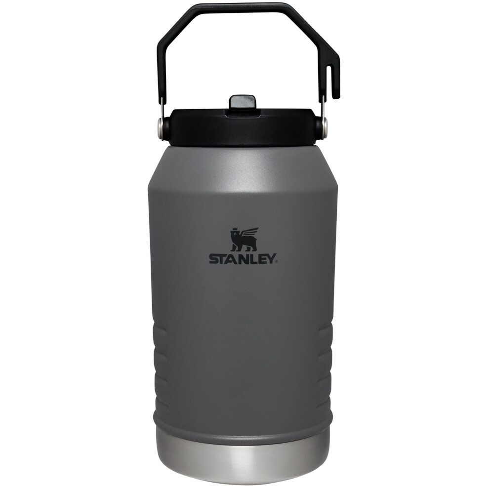 Stanley IceFlow Flip Straw Jug with Handle 96 oz| Twist On Lid and Flip Up Straw | Leak Resistant for Travel and Sports | Insulated Stainless Steel |