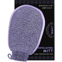 Guante exfoliante Brooklyn Botany para bao y ducha, exfoliante corporal resistente para masaje y removedor de piel muerta para el cuerpo, 1 guan