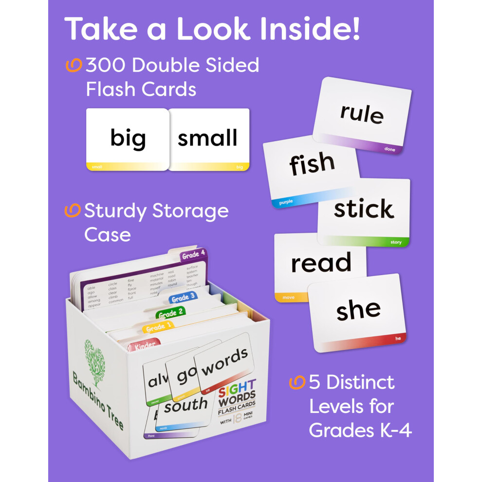 CARTE FLASH PAROLE BAMBINO - 600 parole da Dolch e Fry su carte ...
