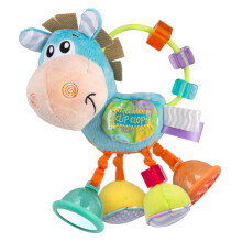Playgro Light Blue Horse Soft Baby Toys 3-6-12 months developmental 3+ Months Rattles Teething Toys for Babies Newborn & Infant Sensory Non-Tox