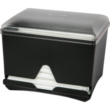 San Jamar Junior Bulk Straw Dispenser har 500 str? til restauranter spisestue og fastfood plast 10,5 x 10,5 x 8,5 tommer sort