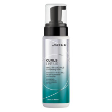 Joico Curls Like Us Smooth & Bounce Curl Hydrating Foam | For Curly Hair | Reduce Frizz | Enhance Curl Patterns | 72-Hour Humidity Protection | With M