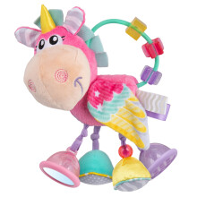 Playgro Unicorn Soft Baby Toys 3-6-12 Months Developmental 3+ Months Rattles Teething Toys for Babies Newborn & Infant Sensory Non-Toxic Plush Baby