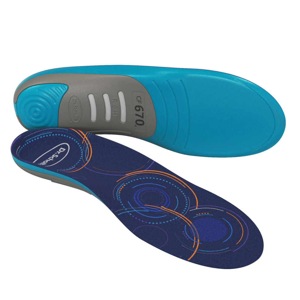 Scholl Dr. Scholl's Custom Fit Comfort - Plantar Fasciitis Insoles Orthotics Shoe Inserts With Arch Support For Men & Women Suitable For 220+ Lbs Stay On