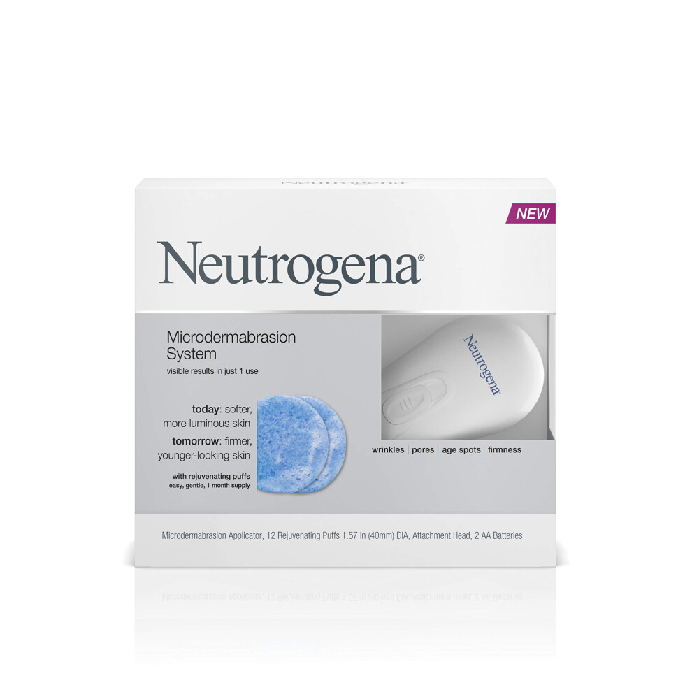 Neutrogena Microdermabrasion Starter Kit - At-home skin exfoliating and firming facial system
