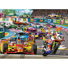 Ravensburger Racetrack Rally 60 Piece Jigsaw Puzzle for Kids - Every Piece is Unique  Pieces Fit Together Perfectly