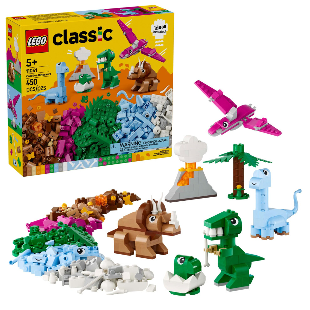 Lego Classic Creative Dinosaurs Toy - Building Blocks Toy For Kids, Boys And Girls, Ages 5+ - Learning And Educational Toy For Preschool - Gift Idea F