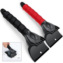 Ice scraper and windscreen snow brush, snow shovel, car scraper with non-slip foam handle