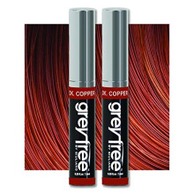 Root Touch up Midlertidig hårfarve til at dække grå hårlinjer øjenbryner overskæg og skæg greyfree 2 pack (mørkt kobber)