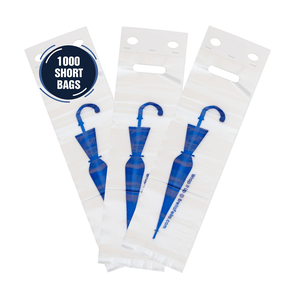 Brella Fella ? Universal-Regenschirmbeutel Fur Nasse Gegenstande ? 16,5 Zoll Einweg-Plastiktutenspender-Nachfullpackungen ? 1.000 Kleine Tuten-image
