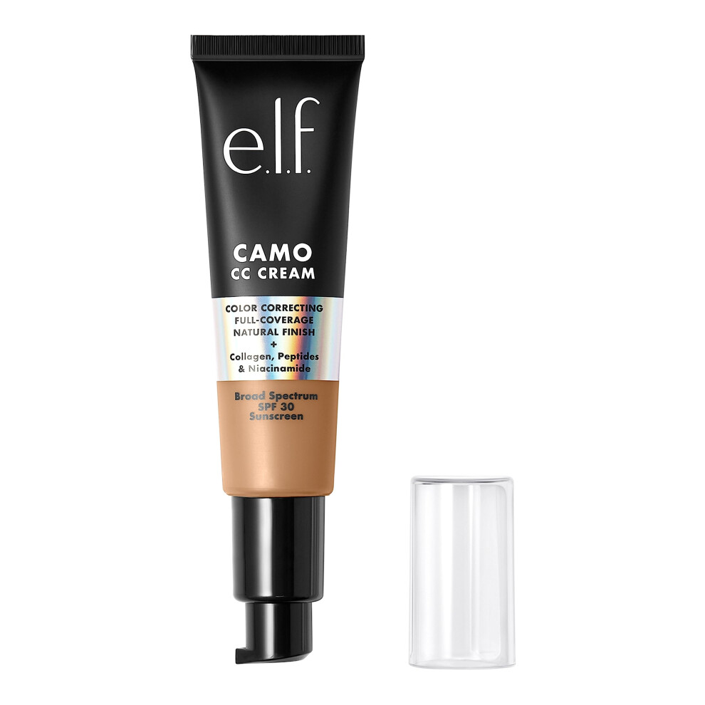 e.l.f. Camo CC Cream  Color Correcting Medium-To-Full Coverage Foundation with SPF 30  Medium 355 W  1.05 Oz (30g)