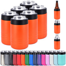 Produse pentru casa cu apa limpede - 12 oz din o?el inoxidabil cu perete dublu izolat n vid pentru cutie sau sticle pentru bauturi - portocaliu