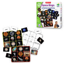 The Learning Journey: Match It! Bingo - Space - Reading Game for Preschool and Kindergarten 36 Picture Word Cards Multi - Board Game
