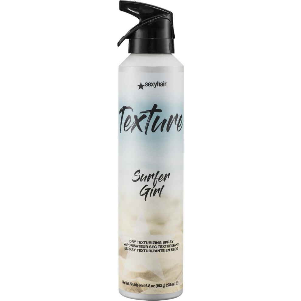 SexyHair Texture Surfer Girl Dry Texturizing Spray  6.8 Oz | Maintains Natural Shine | Up to 24 Hour Humidity Resistance | All Hair Types