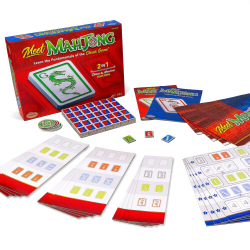 ThinkFun ThinkFun Meet Mahjong: Οικογενειακό Επιτραπέζιο Παιχνίδι για 4 Παίκτες που Διδάσκει Mahjong!