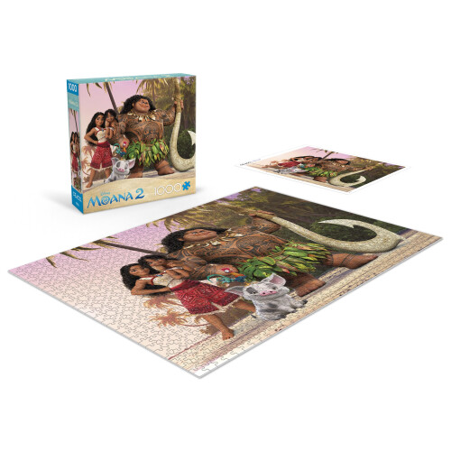 Ceaco - Disney - Moana 2 - Op het strand - Legpuzzel van 1000 stukjes 2