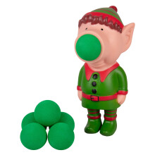 Hog Wild Holiday Christmas Elf Popper Toy - Knijp en schiet schuimballen tot 6 meter - Cadeau voor kinderen, jongens en meisjes