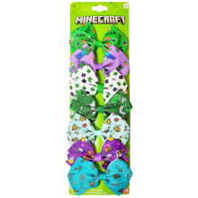 LUV HER Minecraft Kinderhaarelastiekjes - 7-delige 4-inch bundel - Haaraccessoires Cadeauset - Haarelastiekjes voor kinderen - Veelkleurige haarclip