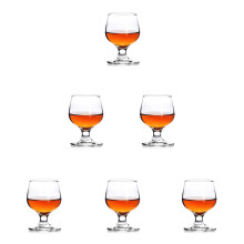 Valeways Shot Glasses 1.75oz Mini Shot Glass Set of 6/Clear Shot Glasses/Super Cute Shot Glasses/Perfect for Tasting Brandy/Glass Snifters