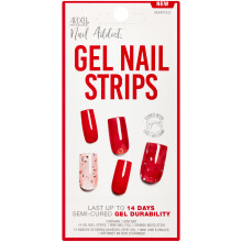Ardell Nail Addict Gel-nagelstrips - Hartverwarmend, gaat tot 14 dagen mee, 1-pack
