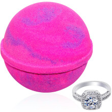 Badebombe mit Ring im Inneren, Liebestrank, extragro   , 284 ml. Hergestellt in den USA (Ringgr      e 7)