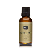 P&J Trading - Coffee Cake Duftende olie 30 ml - Fragrance Oil til stearinlysfremstilling af sæbefremstilling af diffusorolie
