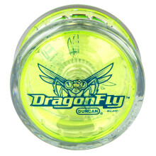 Duncan Dragonfly Yo-Yo - Transparente con tapa verde