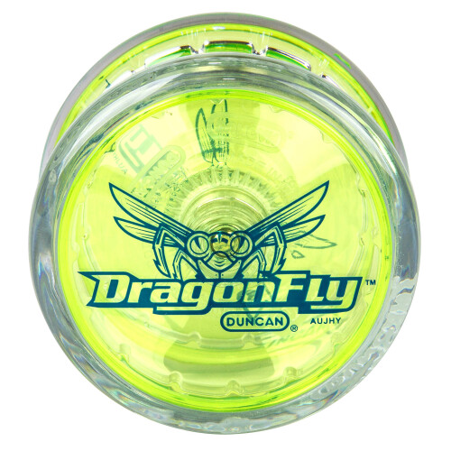 Duncan Dragonfly Yo-Yo - Klar mit grünem Deckel