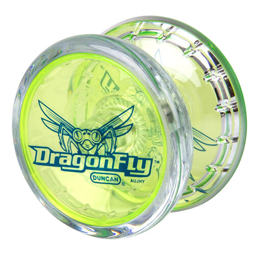 Duncan Dragonfly Yo-Yo - Klar mit grünem Deckel 1