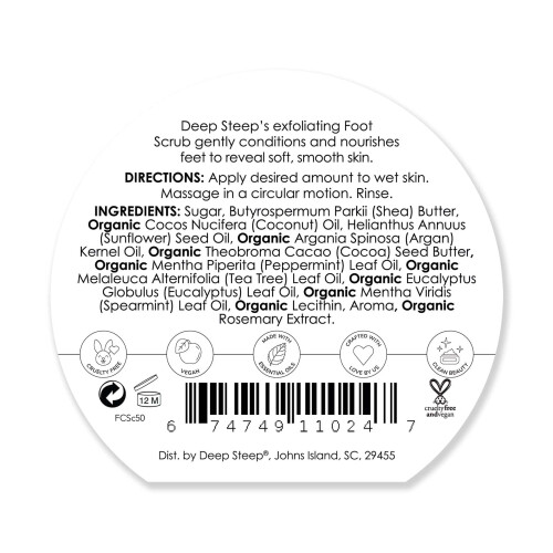 Deep Strm prrodn Candy Mint Terapeutick peeling na nohy - 8 unc 1