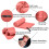 Rainleaf Microfiber Towel Brick Red 30 X 60 Inches 4
