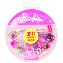 LUV HER Barbie-haarclips voor meisjes met klikclips, 8 stuks, meerkleurig, leeftijden 3+