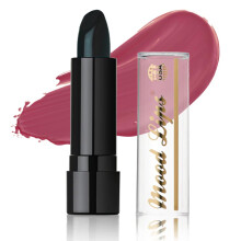Mood Lips Color Changing Lipstick | Long Lasting 12 Hour Wear | Aloe Vera Moisturizing & Hydrating | Made in USA | Black