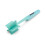 Farberware Farberware resistente ao calor espremedor de carne e batata de nylon seguro para panelas antiaderentes Aqua de 10 polegadas 2