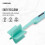 Farberware Farberware resistente ao calor espremedor de carne e batata de nylon seguro para panelas antiaderentes Aqua de 10 polegadas 3