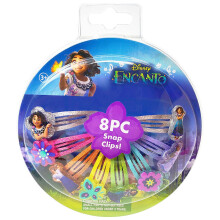 Disney Encanto kinderhaarclips voor meisjes met klikclips, 8 stuks, meerkleurig, vanaf 3 jaar