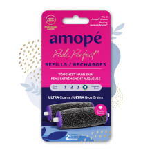 Amope Pedi Perfect Elektronische Voetvijl Navullingen - Ultra Grof, Verwijdert Harde en Dode Huid - 2 Stuks