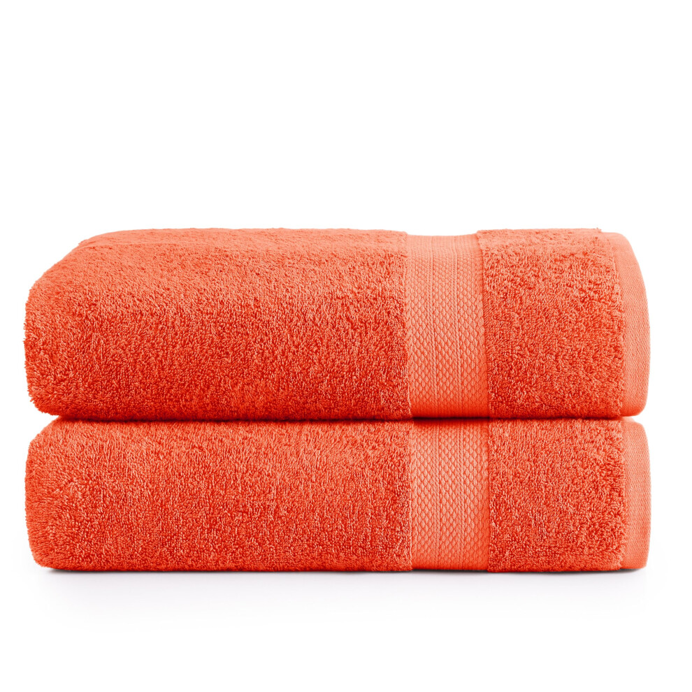 Lane Linen Badetucher-Set, 2Er-Pack, 100 % Baumwolle, Extragrosse Badetucher, Ubergrosse Badetucher, Luxuri Se Badetucher, Badezimmer-Set, Duschhan-image