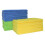 POLYTE Microfiber Cleaning Towel (16x24 in  18 Pack  Blue Green Yellow) 1