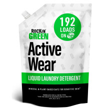 Rockin' Green Laundry Detergent Vxtbaserad Helt naturligt tvttmedelspulver Veganskt och biologiskt nedbrytbart luktfighter Skert fr knslig h