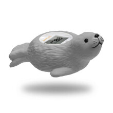 Baby Bath Thermometer, Toddlers Floating Bath Toy, Bathtub Thermometer Available for Fahrenheit and Celsius degree - Grey