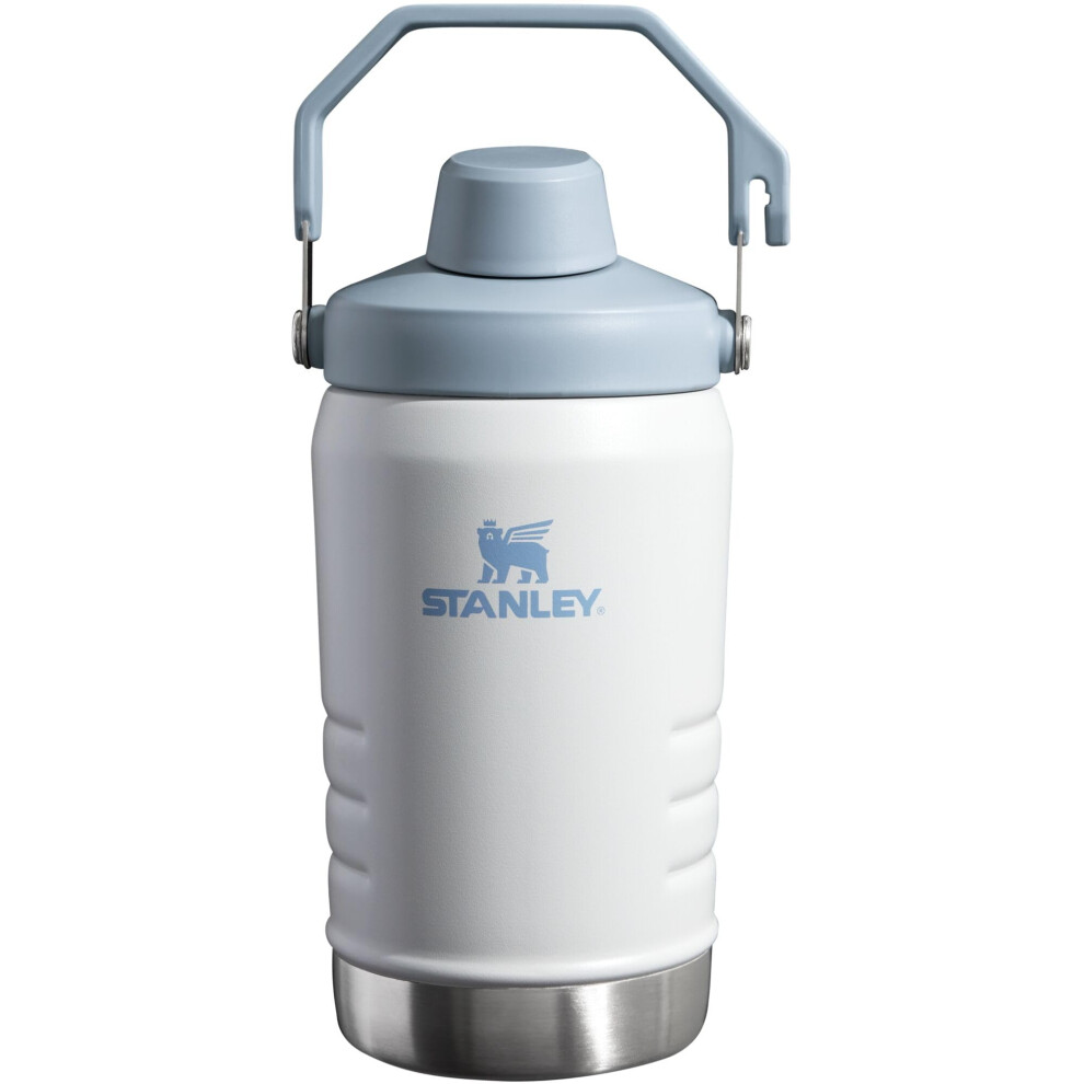 Stanley Iceflow Fast Flow Jug | Recycled Stainless Steel Water Tumbler | Keeps Drink Cold and Iced for Hours | Easy Carry Handle | 40 OZ | Charcoal