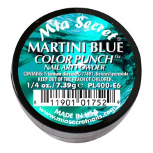 Mia Secret Coleção Profissional de Pó Acrílico Color Punch (Escolha Sua Cor) (Azul Martini)