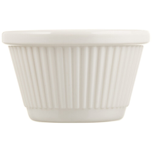 Winco Geribbelde Ramekins, 1.5-Ounce, Bone - 12 Stuks 1