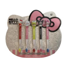 Sanrio Hello Kitty og Friends Tooth Breush Collection Set med 5 tegn inkluderer: - Hello Kitty - Cinnamoroll - Keroppi - Kuromi - My Melody