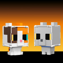 Minecraft Vanilla 3.75"""" Flippin' Action Figure for Kids Ages 6 and Up