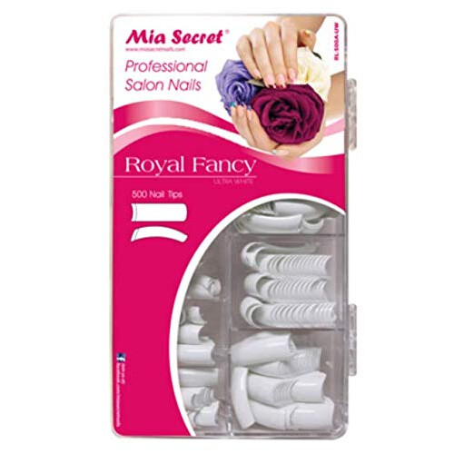 Mia Secret Επαγγελματικό Σύστημα Νυχιών 500 Τips - Ultra White